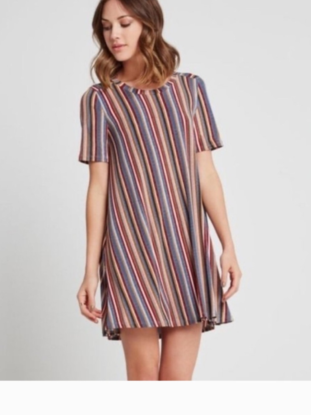 BCBG striped tunic